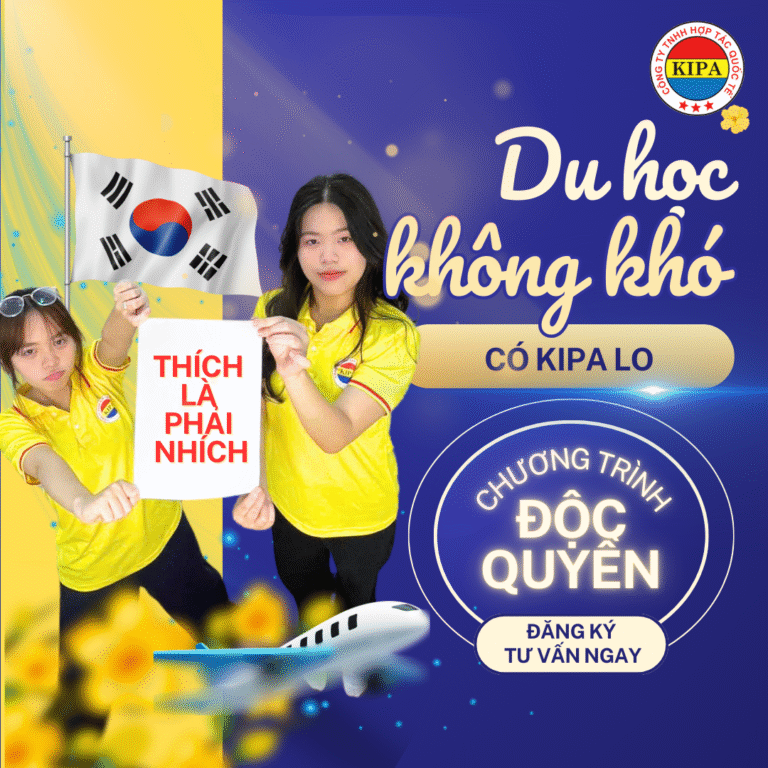 KIPA Việt Hàn- Tư vấn du học Hàn Quốc và xuất khẩu lao động