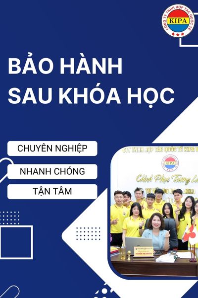Bảo hành sau khóa học